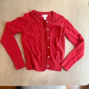 Girls Red cardigan Cat and Jack size 6x